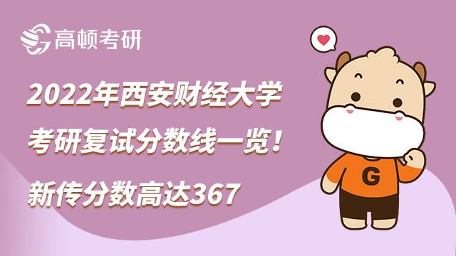 2022年西安財(cái)經(jīng)大學(xué)考研復(fù)試分?jǐn)?shù)線一覽！新傳分?jǐn)?shù)高達(dá)367