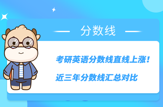 考研英語分數(shù)線直線上漲！近三年分數(shù)線匯總對比