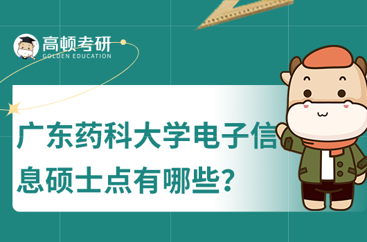 廣東藥科電子信息碩士點有哪些